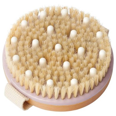 MainBasics Dry Brushing Body Brush 1 Count (Pack of 1), Lavender - Massage