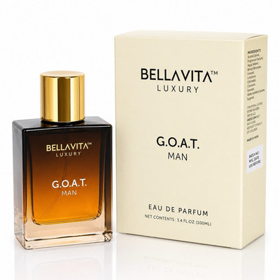 BELLAVITA Luxury G.O.A.T. Man Eau de Parfum Spray, Long Lasting 3.4 fl oz