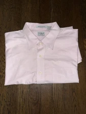 L.L. Bean wrinkle-resistant cotton shirts (made in Malaysia, size 18 Reg)