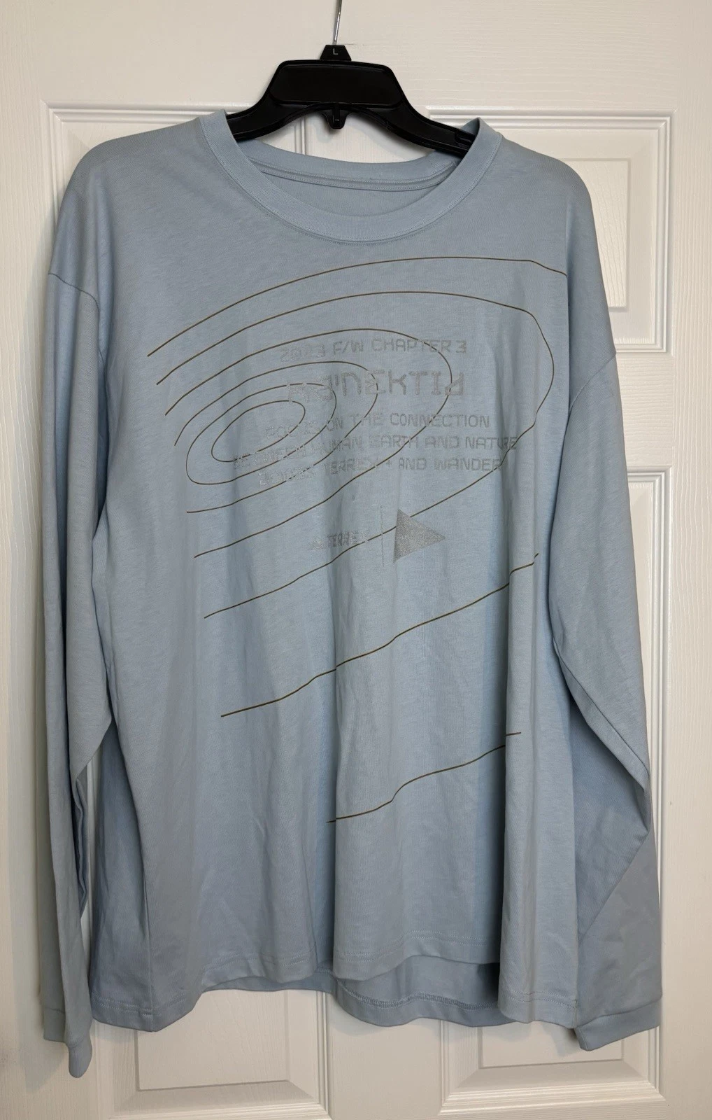 Adidas Terrex & Wander XPLORIC LongSleeve Shirt Men’s Sz Large HZ0671 NWOT Blue