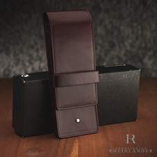 Montblanc Meisterstück Edition Siena 3er Leder Pen Pouch Bordeaux 30303 ID 17624