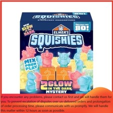 Elmer's 2ct Squishies Glow in the Dark Mystery Characters
