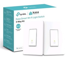 Kasa Smart 3 Way Switch Kit HS210 KIT Needs Neutral Wire 2.4GHz Wi-Fi Switch
