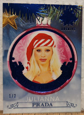 Julianna Prada #1 of 2 Made ~ 2019 Holiday Ornament Archive Card ~ Bench Warmer