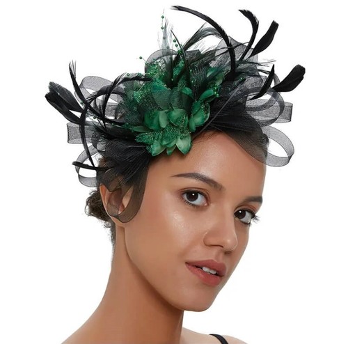 Sombreros Fascinator para Mujer De Colección Kentucky Derby Bodas Iglesia Tocados Nuevos - Imagen 28 de 57