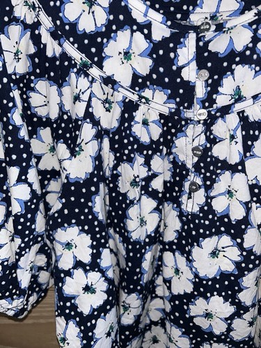 Women’s LOFT Floral Top Puff Sleeves Size XS X-Small EUC - Picture 3 of 3