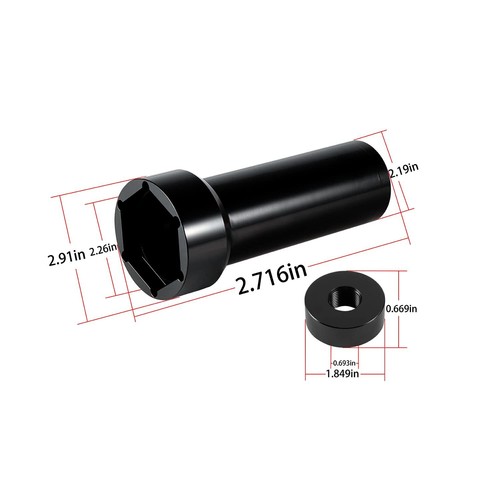 2-1/4" Mainshaft Sprocket Pulley Wrench Lock Nut Main Shaft Socket For Dyna - Bild 2 von 6