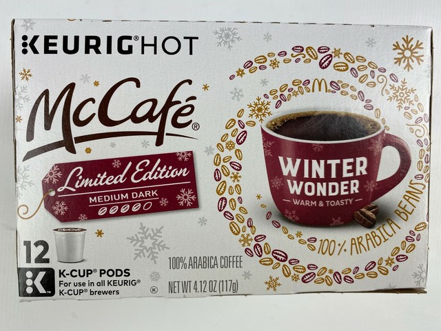 Mccafe Winter Wonder Limited Edition K Cups Coffee Pods 12 Box X Limited Edition K Cups Coffee Pods