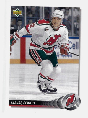 1992-93 Upper Deck #163 Claude Lemieux New Jersey Devils Hockey