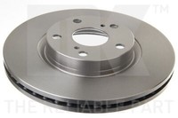 NK 2045125 2X Bremsscheiben 2 StüCk Scheibenbremse Brake Discs Vorderachse Vorne