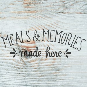 Meals And Memories Made Here Kitchen Vinyl Decal Ebay