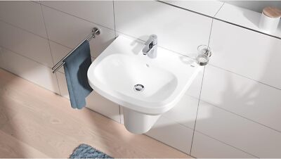 Grohe Badezimmer Waschbecken Euro Keramik Waschbecken nur 55 mm weiß 39336000