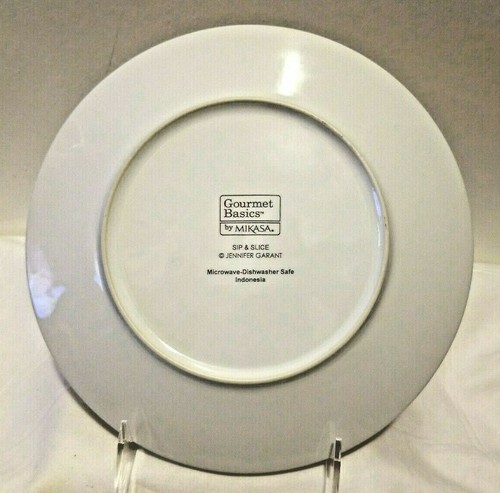 Sip & Slice By Mikasa Salad Plate 8 1/4" Dia - Picture 2 of 4