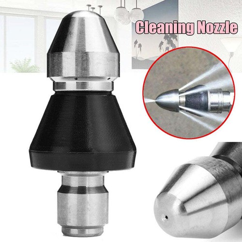 1/4 High-Pressure Drain Nozzle Sewer Pipe Cleaner Pressure Washer/Cleaning Tools - Picture 2 of 15
