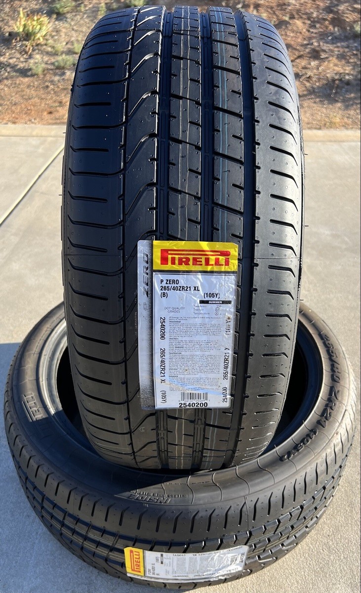 265/40ZR21 Pirelli P Zero PZero Tires 105Y | Set of 2 | XL 265/40ZR21 Pirelli P Zero PZero Tires 105Y | Set of 2 | XL