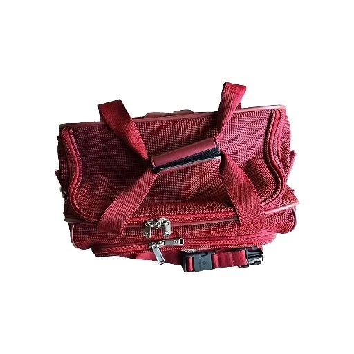 Bolso de hombro Samsonite Worldproof para llevar la noche rojo 17"x11"x9" Foto 2 de 4