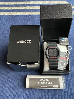 Casio G-shock Black Red Series Gw-5000hr-1jf Mens Japan Casio G-shock Black Red Series Gw-5000hr-1jf Mens Japan