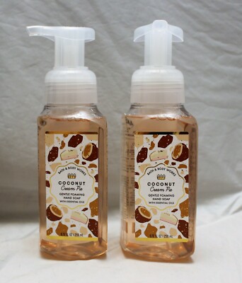 Bath & Body Works Coconut Cream Pie Gentle Foaming Hand Soap X 2