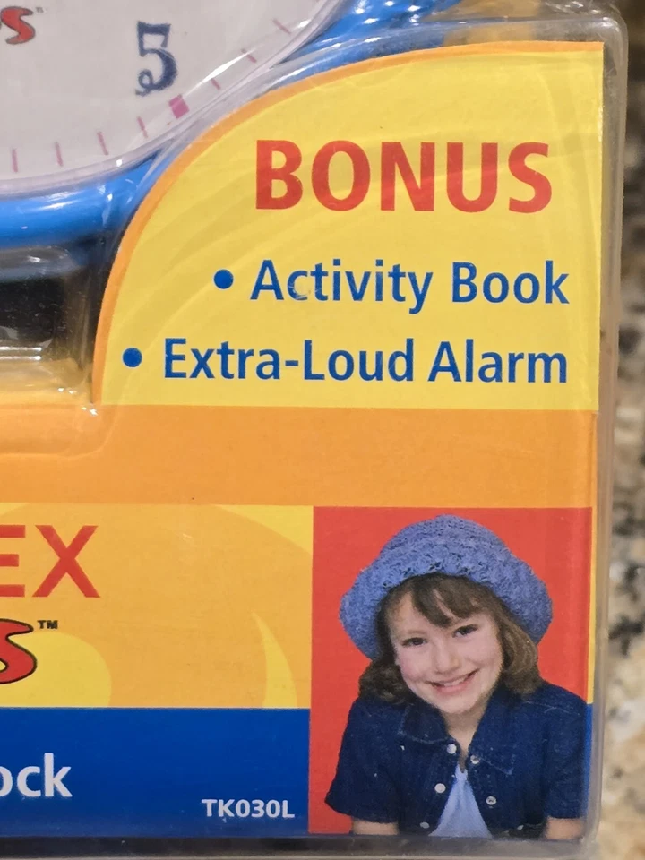 Vintage TIMEX KIDS Analog Bell Alarm Clock TK030L NEW - Image 3 of 4