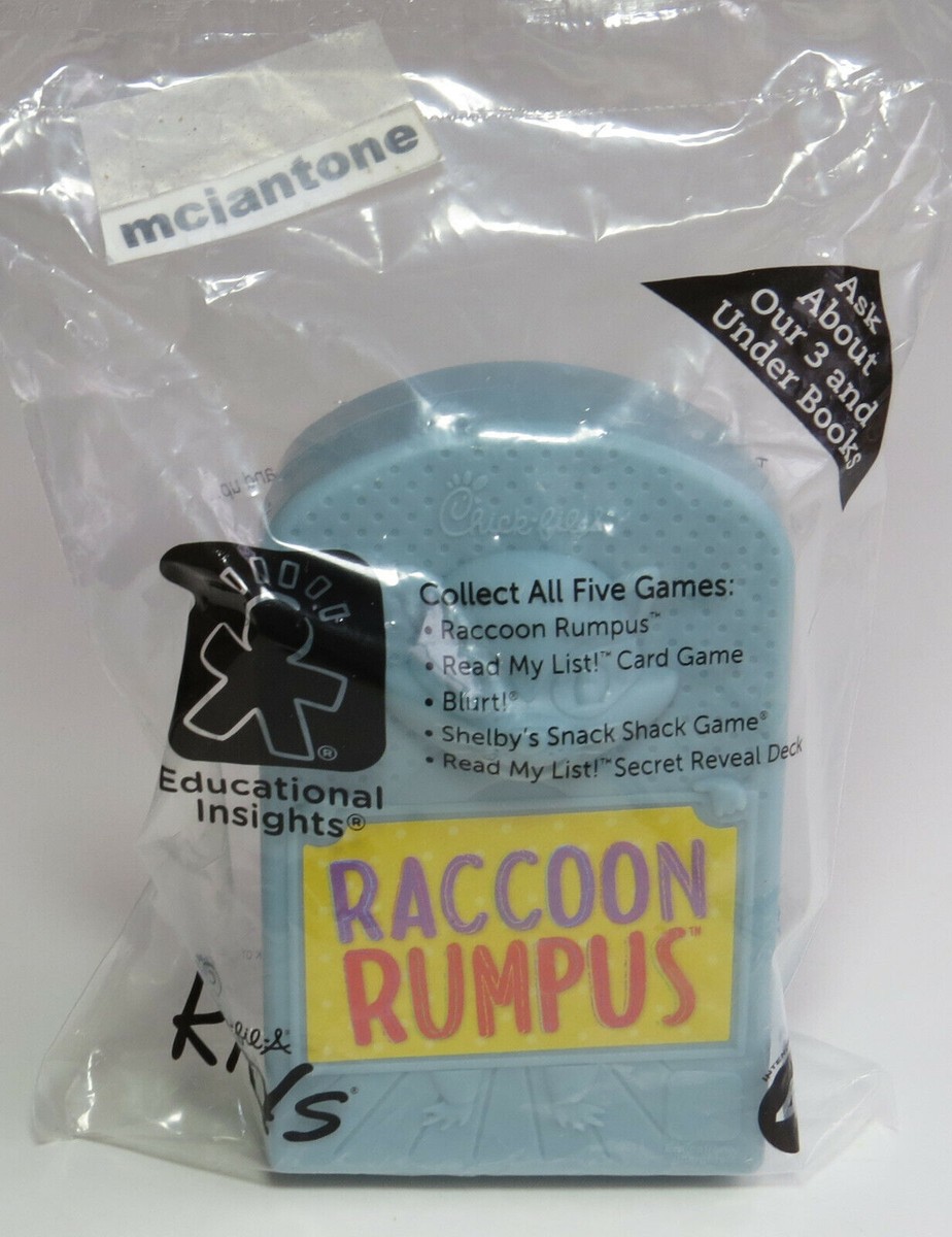 MIP Chick-fil-A 2018 Educational Insights RACCOON RUMPUS Activity