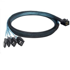 MINI SAS HD 8643 to 4X SATA 7P female server Connector Cable server adapter Cord