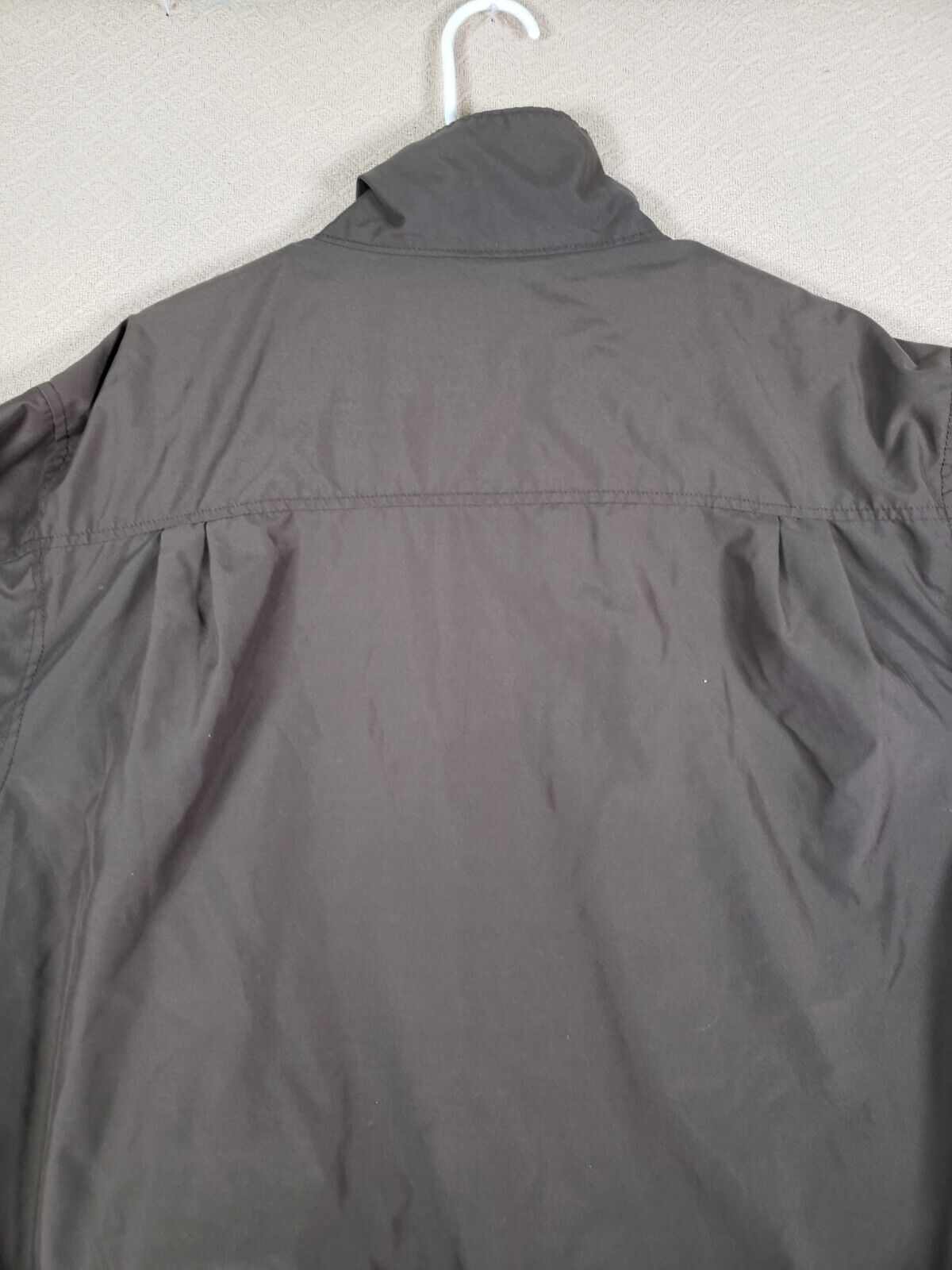 Chaps Jacket Mens Large L Full Zip Brown Polyeste… - image 11