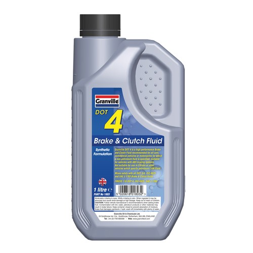 Granville DOT 4 Synthetic Brake & Clutch Fluid Oil SAE J1703 1L