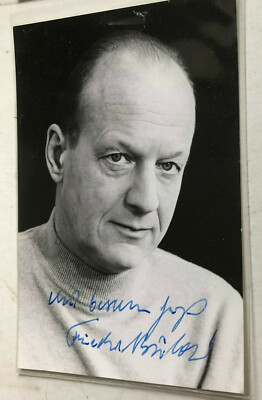 Friedrich von Bülow  - Theater / Film - original Autogramm - 14 x 9 cm