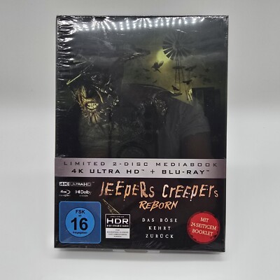 JEEPERS CREEPERS REBORN Horror Kult Thriller l4K UHD BLU RAY MEDIABOOK Neu Ovp