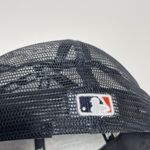 Houston Astros Hat Cap New Era 59fifty MLB Mens 7 1/4 100% Wool Front Mesh Back - Picture 16 of 17