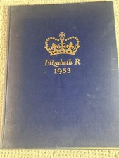 Elizabeth R Coronation Souvenir 1953 Illustrated Royal Family Vintage Hardback