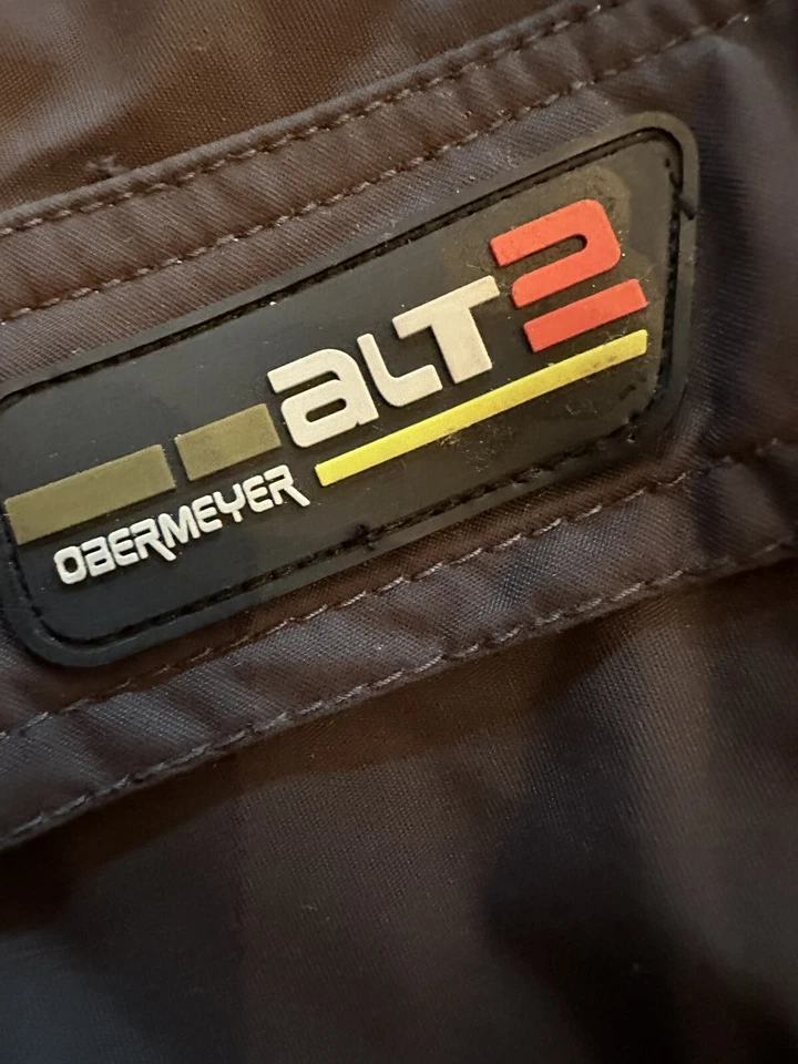 Coat Winter Kids Small 4 Obermeyer Red Gray Winter Coat - Image 4 of 4