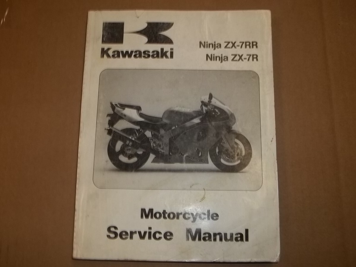 Kawasaki Factory Motorcycle Service Manual 96 Ninja ZX-7RR