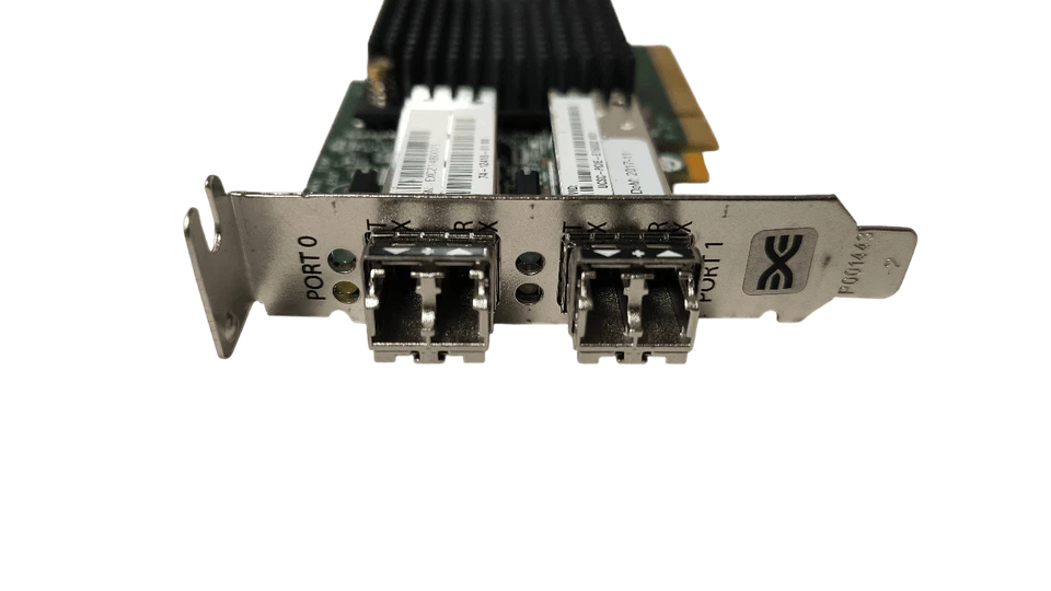 Cisco Emulex LPE 16002 Dual Port 16Gb HBA UCSC-PCIE-E16002 HH Bracket w/SFPs - Image 2 of 4