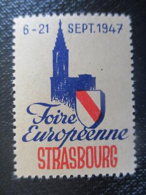 (12126) Reklamemarke - Foire Europeenne Strasbourg 1947