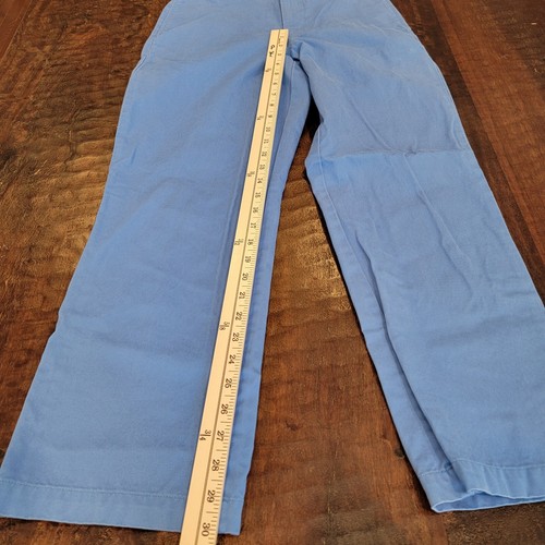 Vineyard Vines Boys Pants Blue Chino Size 16 Dress Slacks 28x30 Flat Front - Picture 10 of 10