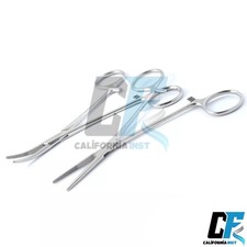 Set Of 2 Dog Ear Hair Puller Pet Grooming Hemostat Locking Forceps Veterinary