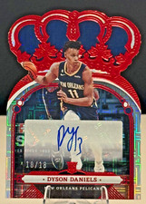 2022-23 Panini Crown Royale Dyson Daniels Rookie Asia Red /18  #RCA-DYD Auto RC
