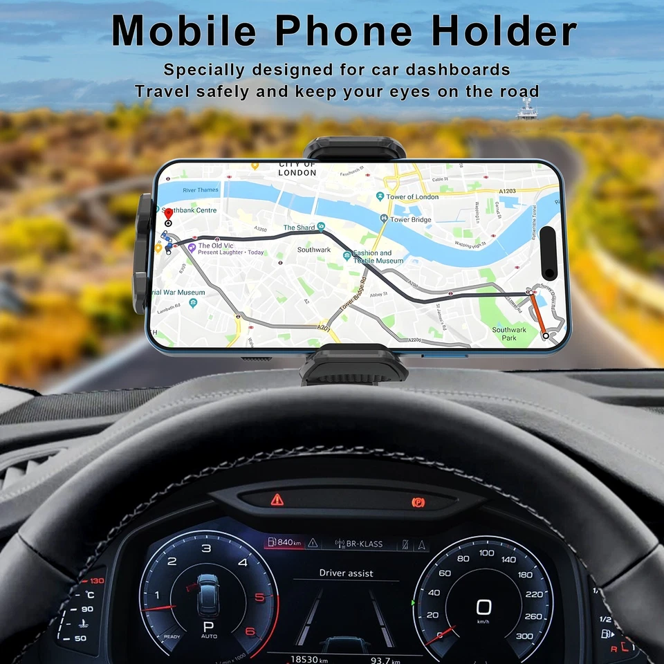 Cellet Car Dashboard Phone Holder Mount Compatible with iPhone, Galaxy, Pixel - Image 3 of 4