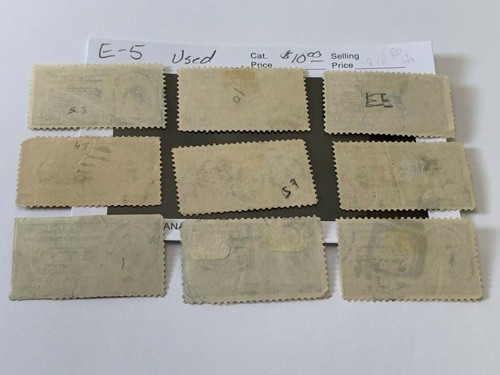 Outstanding US #E5 1890's BOB price for one stamp only - Picture 4 of 5