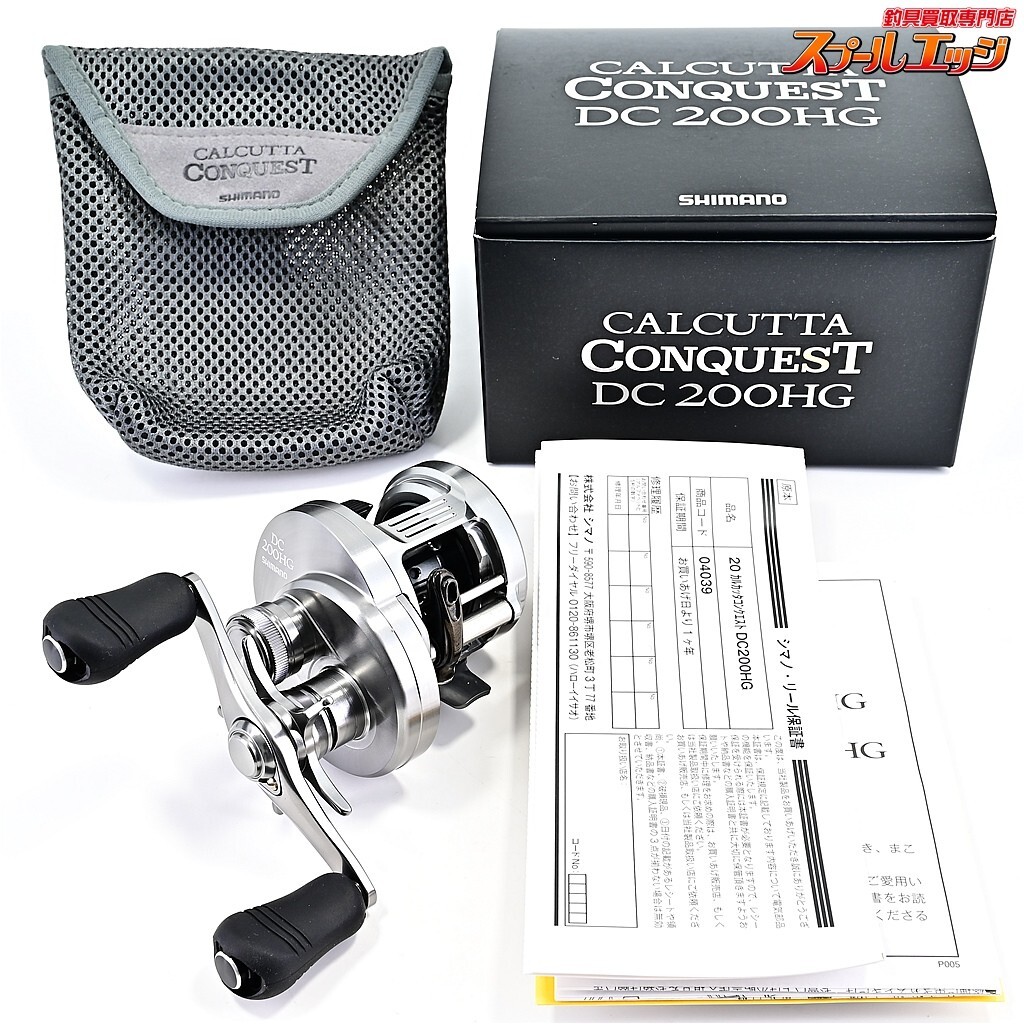 New other】Shimano 20 CALCUTTA CONQUEST DC 200HG Baitcast