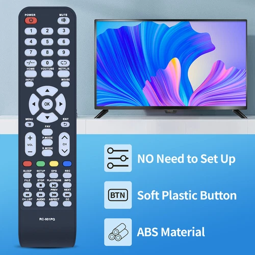 New RC-901PQ Remote Control Work For Winia Smart TV Pantalla LED Daewoo - Picture 4 of 7