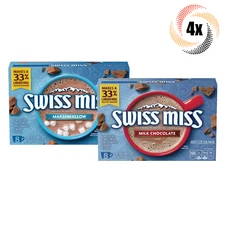 4x Boxes Swiss Miss Variety Hot Cocoa Mix ( 8 Per Box ) 11.04oz Mix & Match!