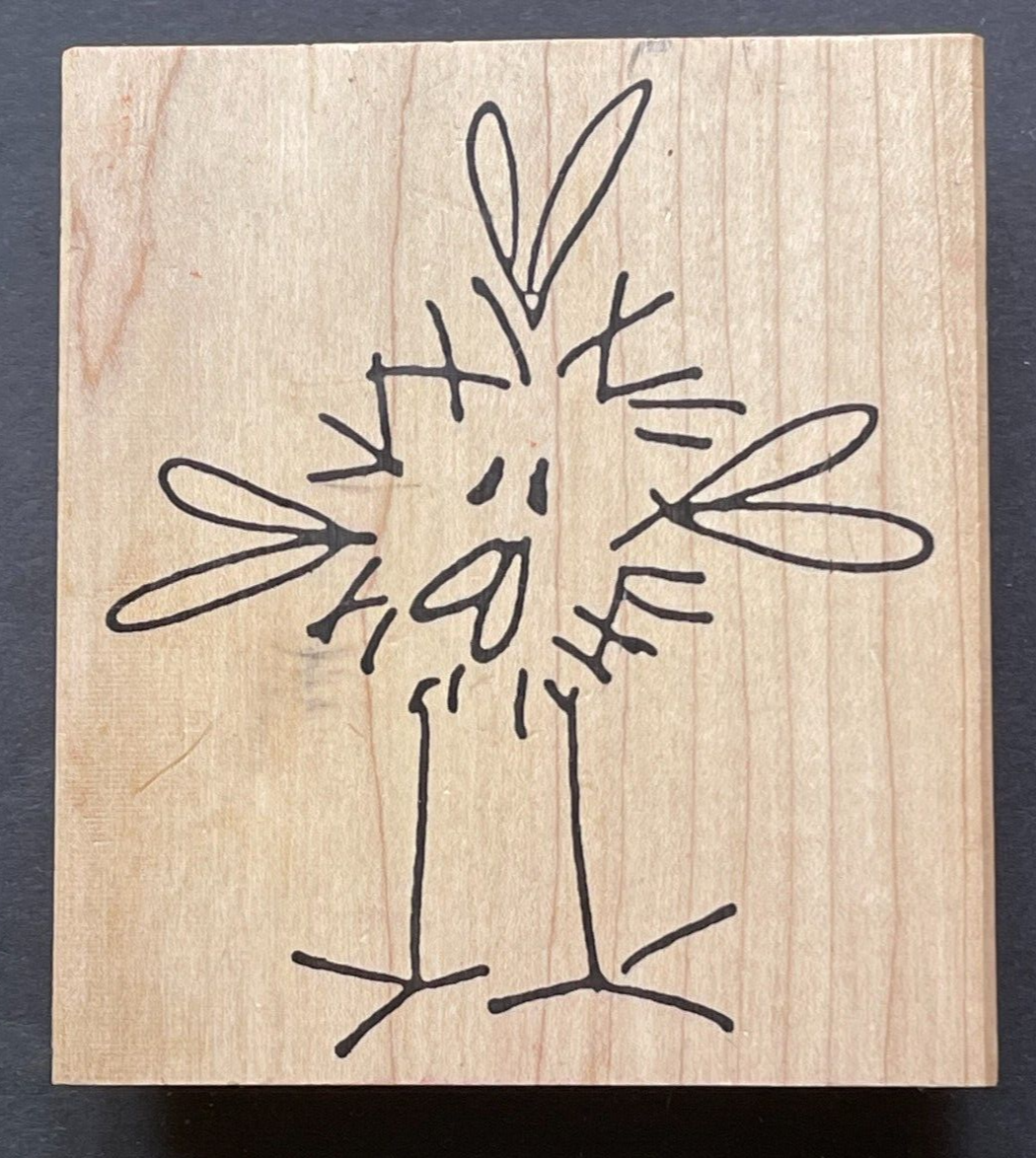 Baby Chick Animal Sketch Crazy Drawing Wood Rubber Stamp | eBay