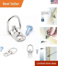 Professional-Grade D-Ring Picture Hangers - 1000 Pack for Durable Wall Mounting