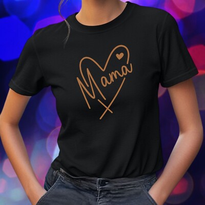 Women Mother Child Love Mothers Day Theme Cotton T-Shirt Size S to 3XL