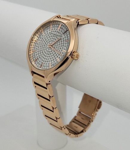 BCBGMAXAZRIA BG50678014 Women's Crystal Accent Rose Gold Bracelet Watch - Picture 4 of 9