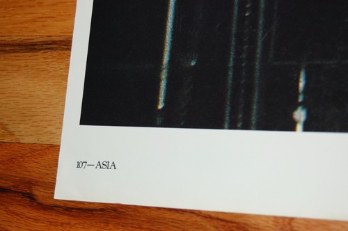 ASIA In Concert Vintage Poster 1980's Classic Rock Prog Wetton Howe Palmer Downe - Picture 5 of 5