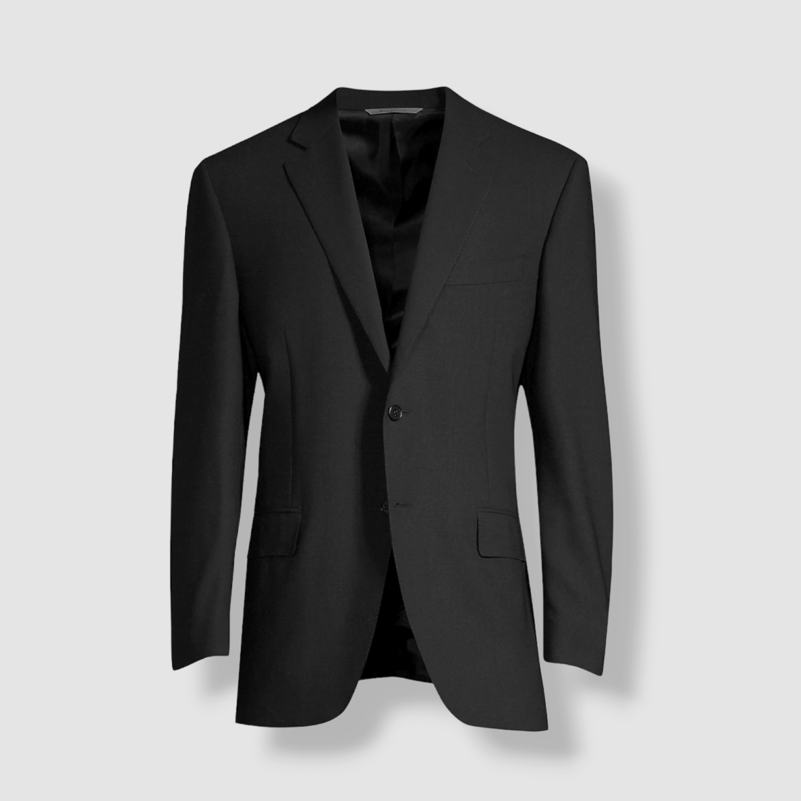 1645 Canali Men's Black Wool Sport Coat Blazer Suit Jacket Size IT 46R