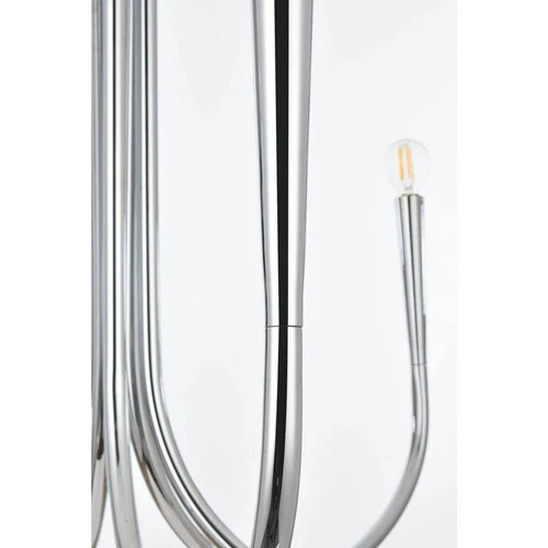 Chandelier Ceiling Light Fixture Farmhouse Chrome Foyer Living Dining Room 30" - Picture 7 of 9